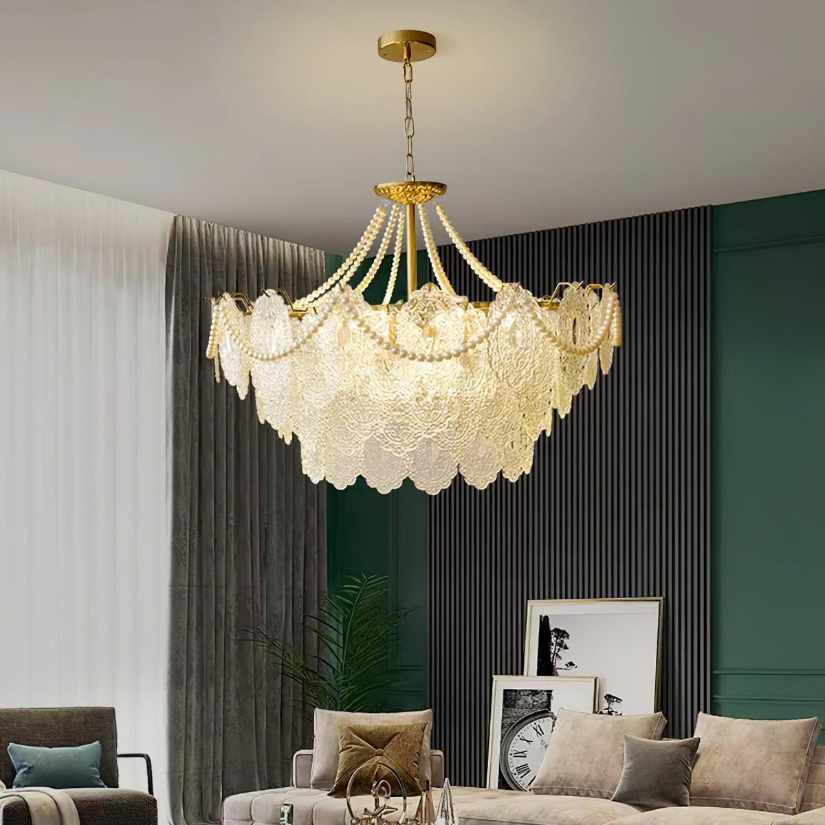 Pearls Glass Chandelier - view 14