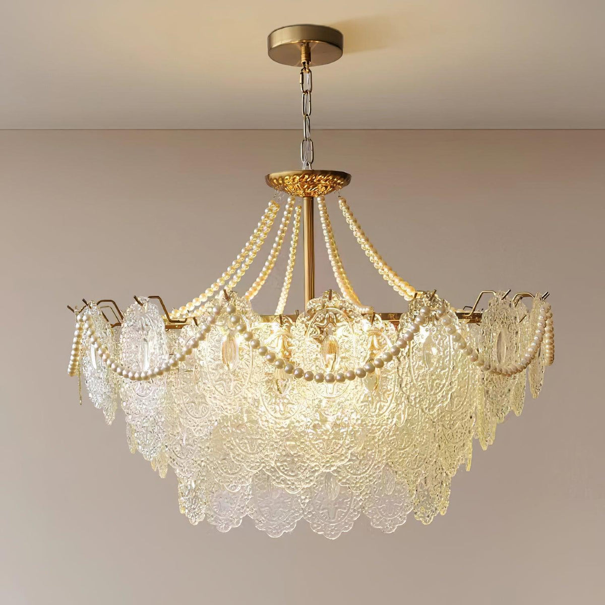 Pearls Glass Chandelier - view 3
