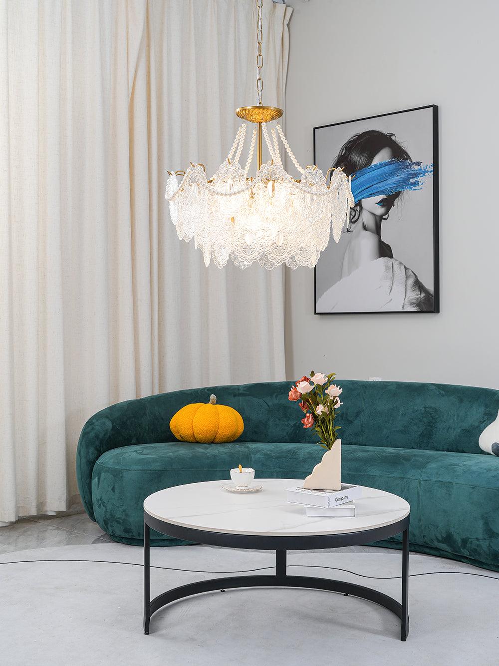 Pearls Glass Chandelier - view 9