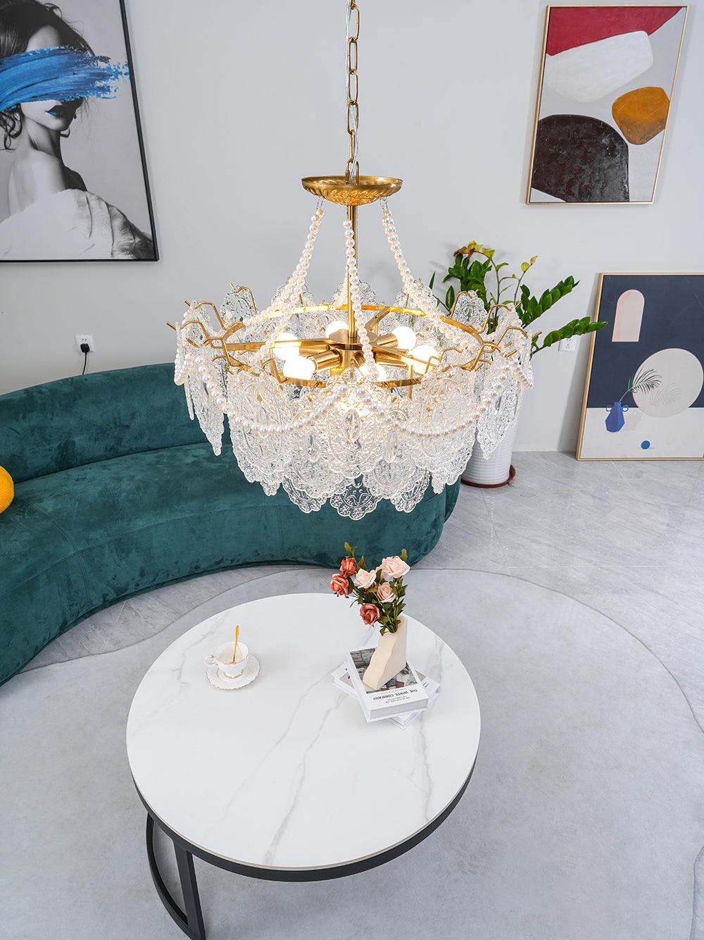 Pearls Glass Chandelier - view 10