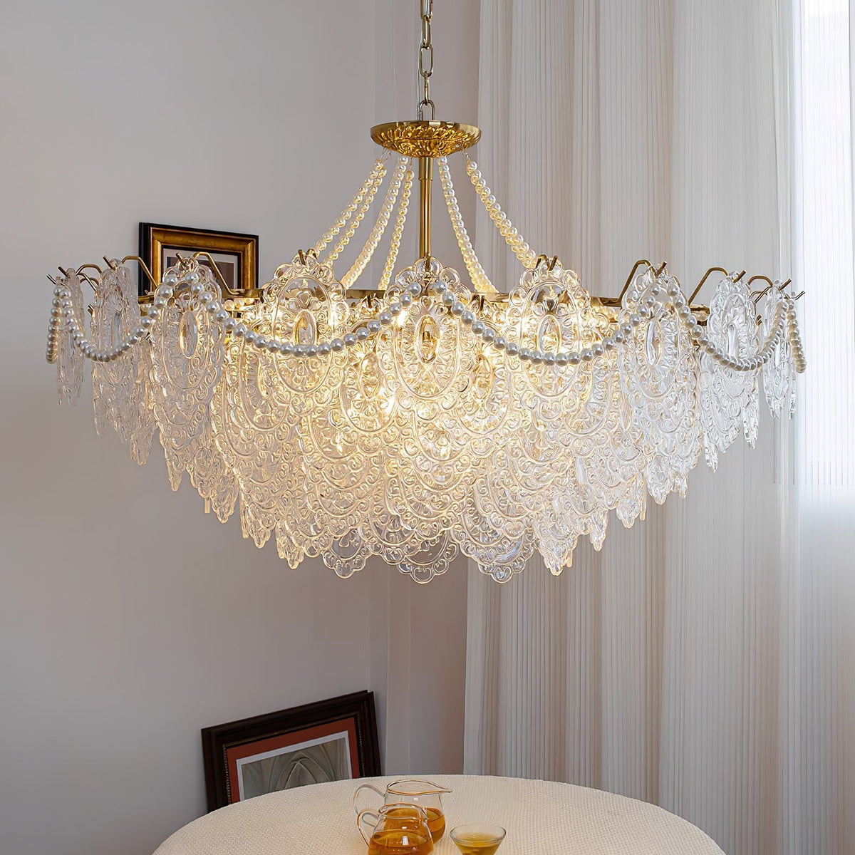 Pearls Glass Chandelier - view 21