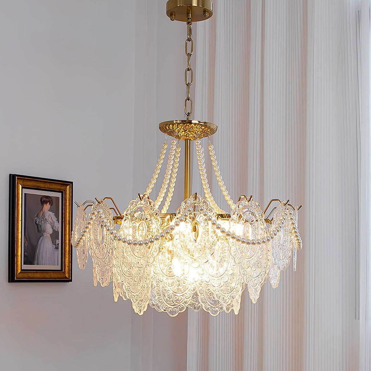Pearls Glass Chandelier - view 22