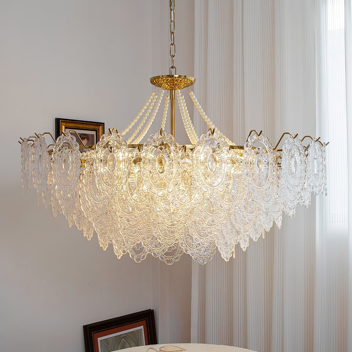 Pearls Glass Chandelier - view 26