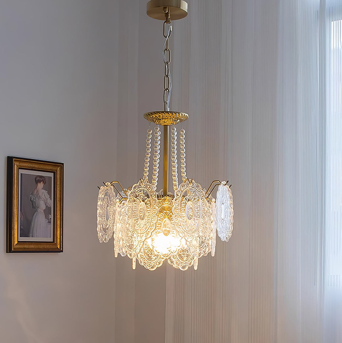 Pearls Glass Chandelier - view 45