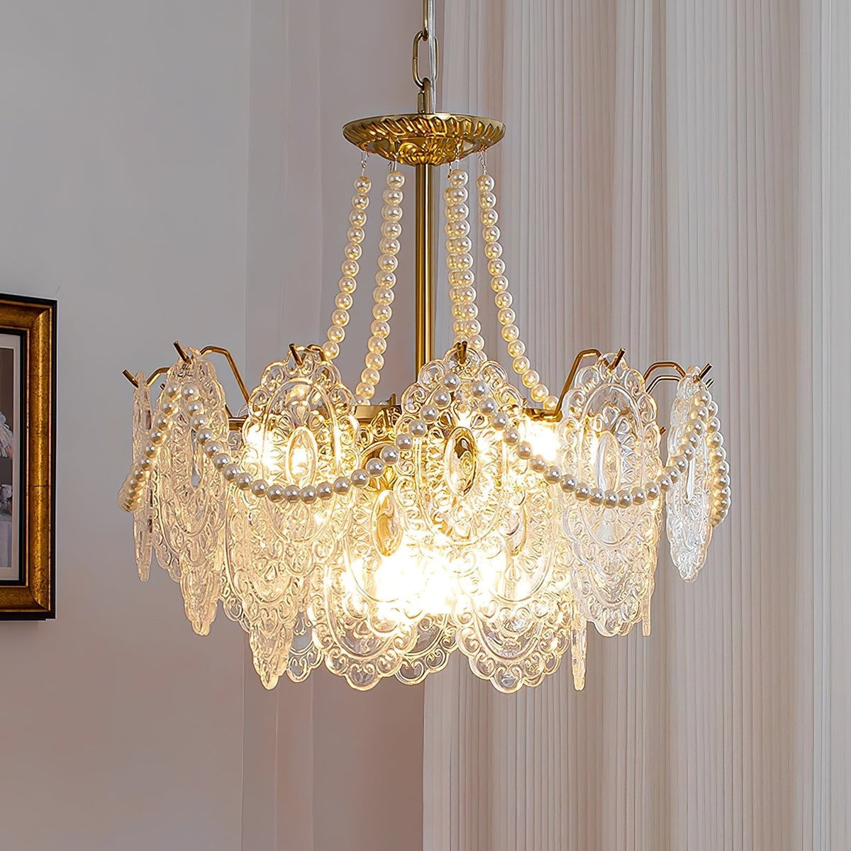 Pearls Glass Chandelier - view 32