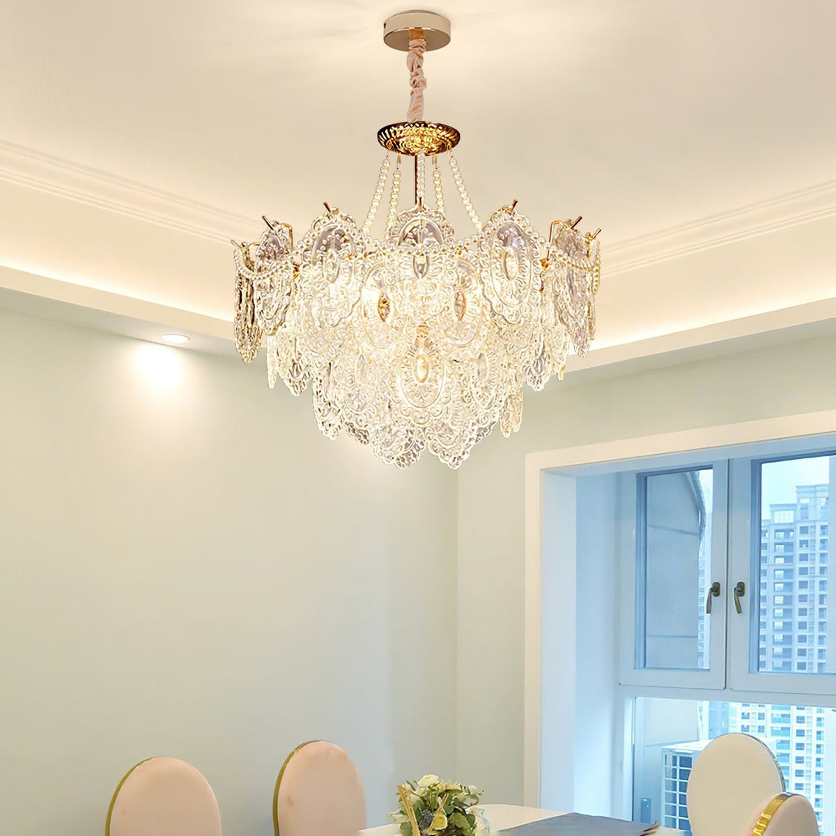 Pearls Glass Chandelier - view 34