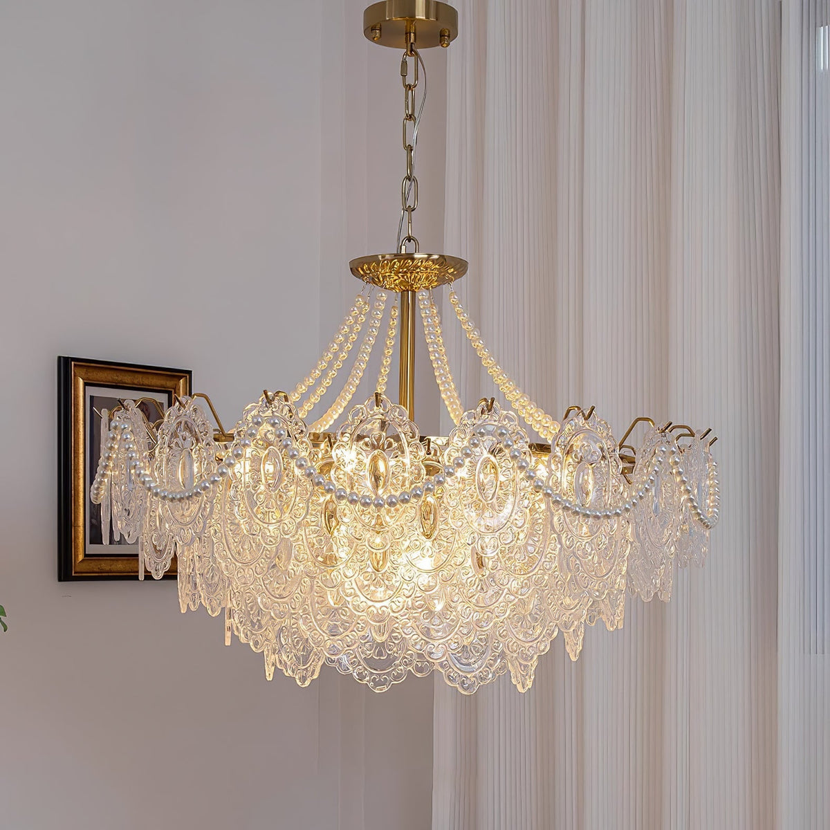 Pearls Glass Chandelier - view 40