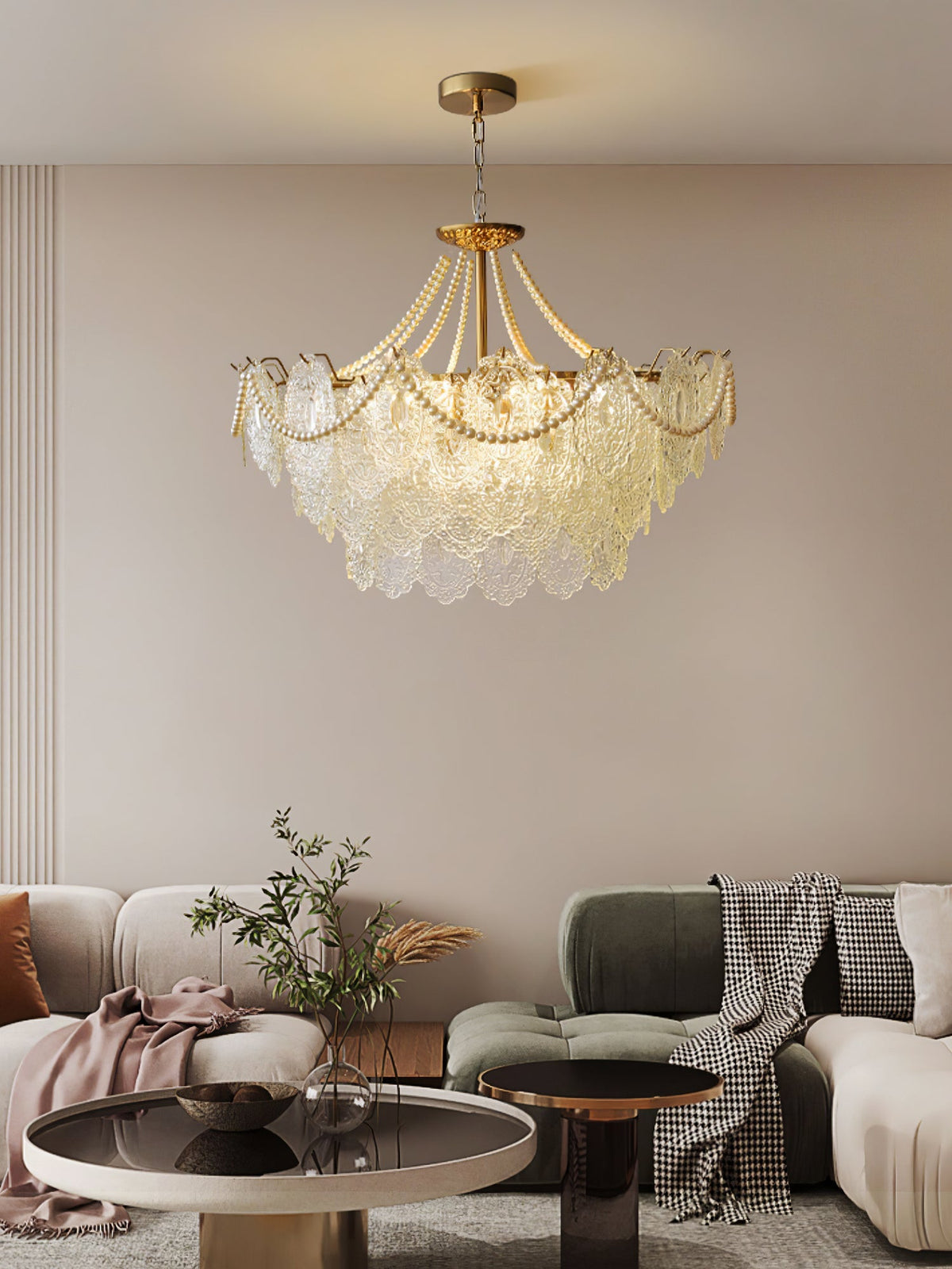 Pearls Glass Chandelier - view 42