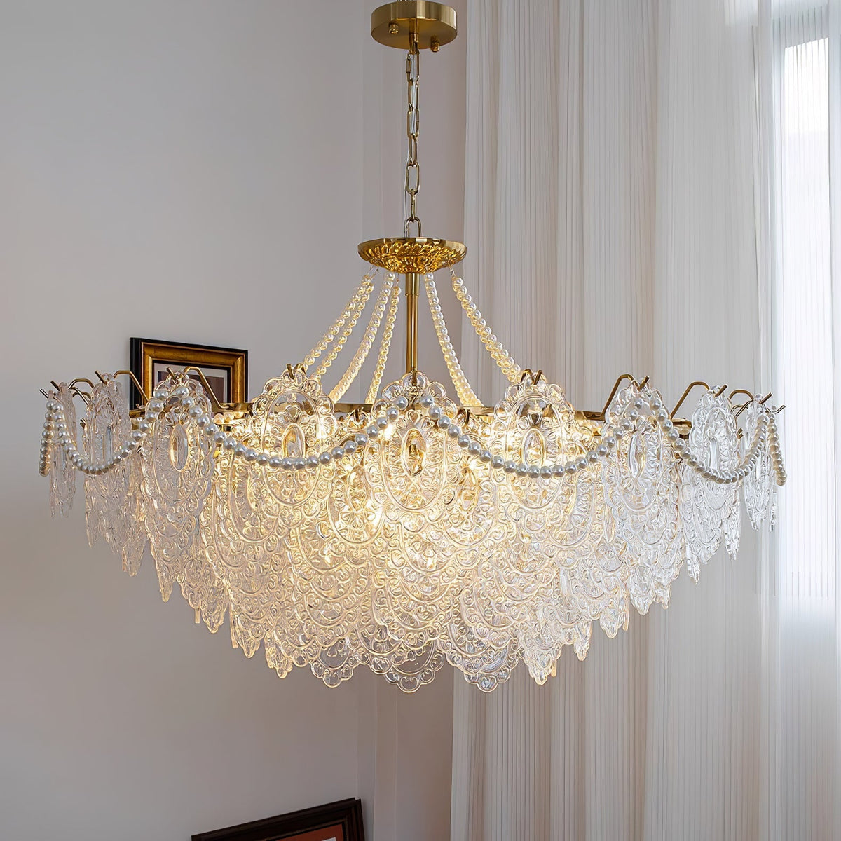 Pearls Glass Chandelier - view 43