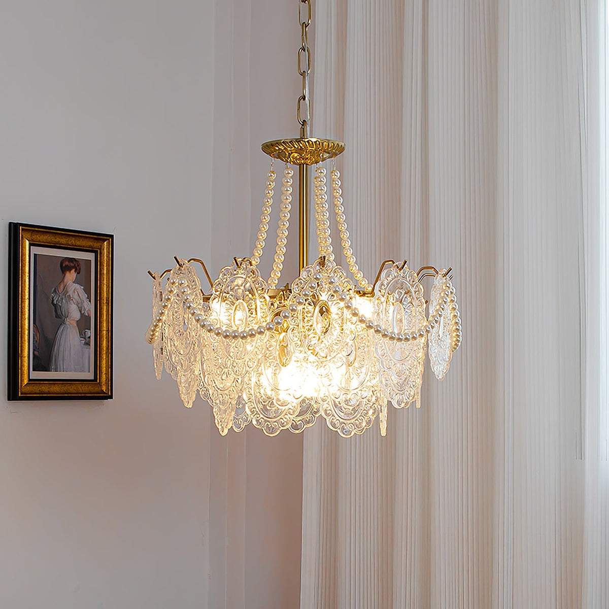 Pearls Glass Chandelier - view 44