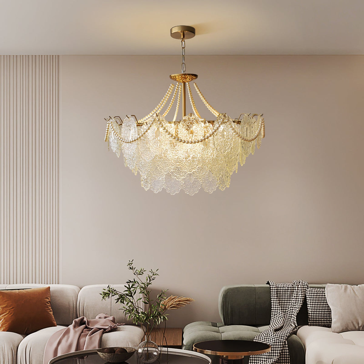 Pearls Glass Chandelier - view 6