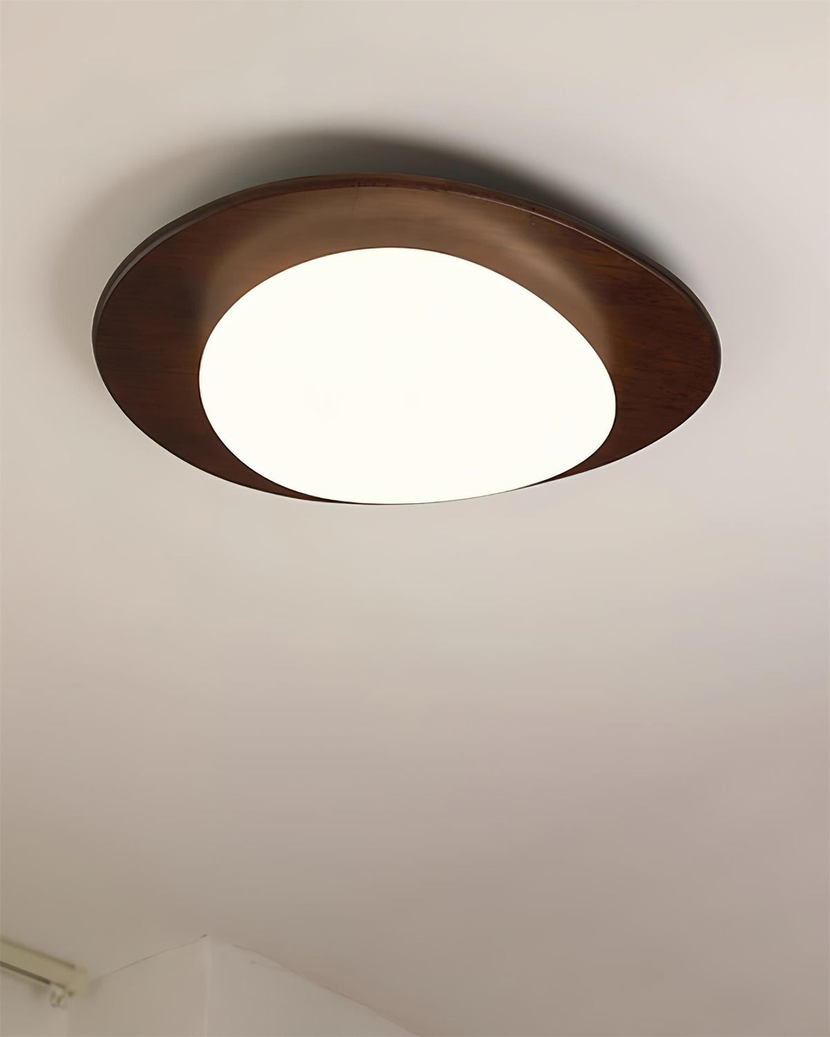 Pebble Wooden Ceiling Light