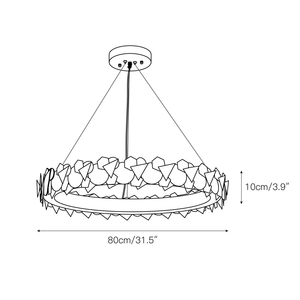 Philomenos Halo Chandelier - view 5