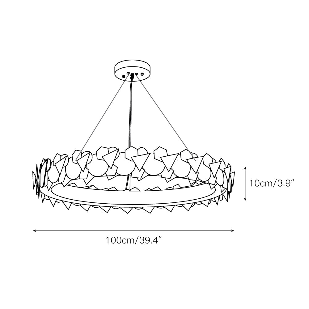 Philomenos Halo Chandelier - view 6