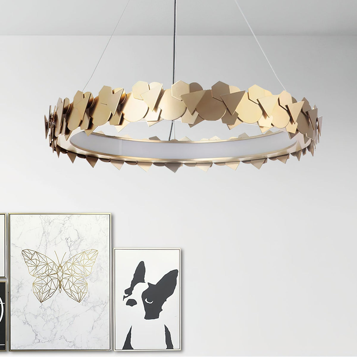 Philomenos Halo Chandelier - view 2