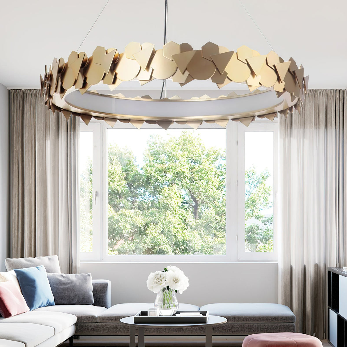 Philomenos Halo Chandelier - view 11