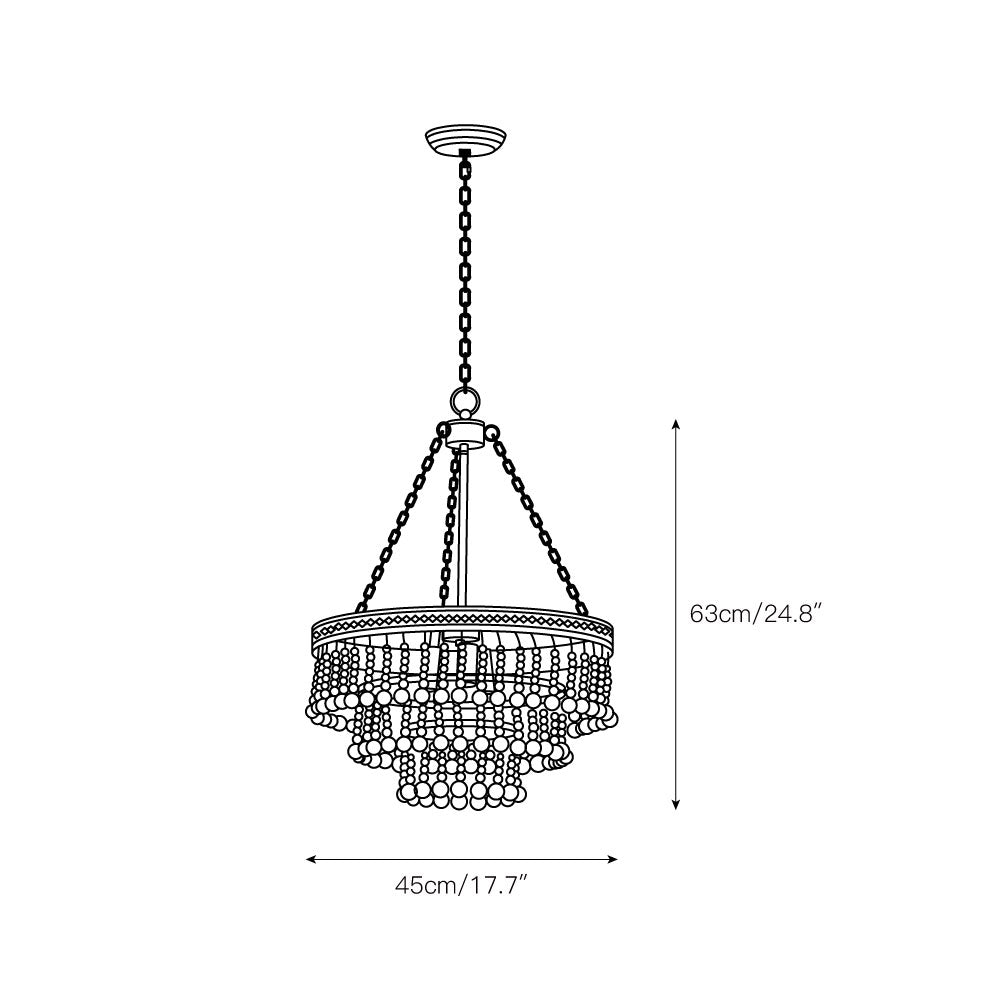 Pia Large Chandelier - view 3
