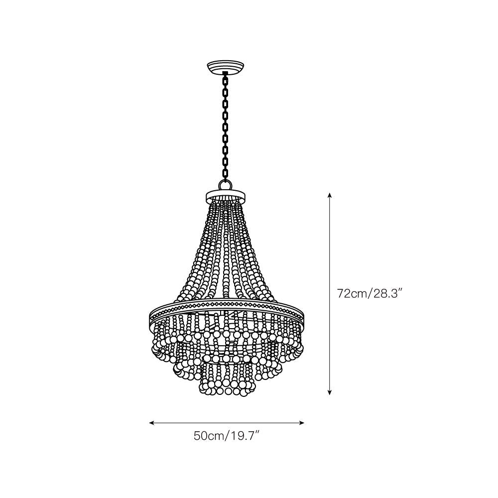 Pia Large Chandelier - view 4