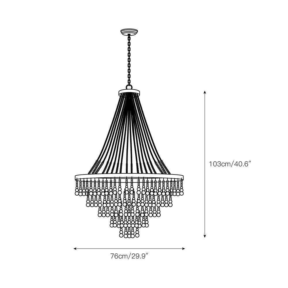 Pia Large Chandelier - view 5