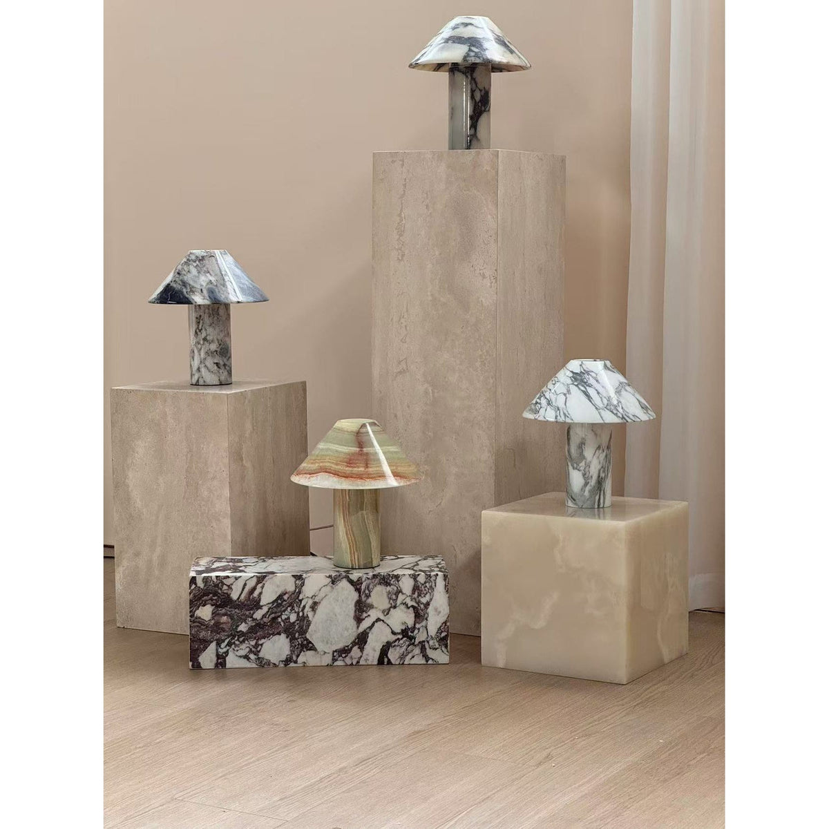 Pillar Stone Table Lamp - view 10