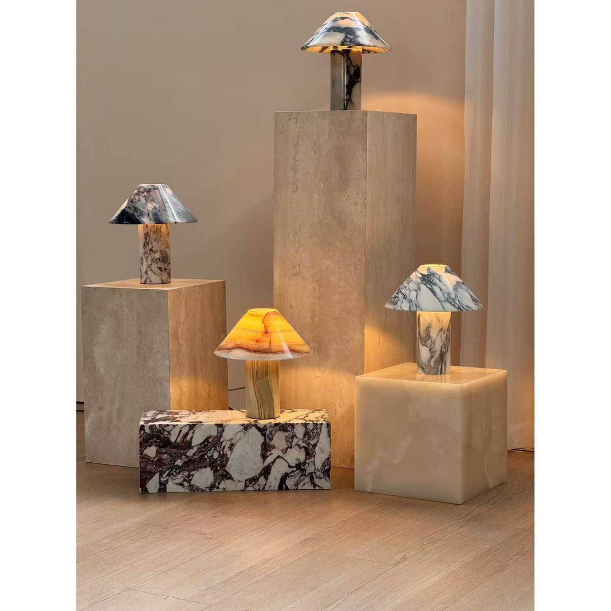 Pillar Stone Table Lamp - view 11
