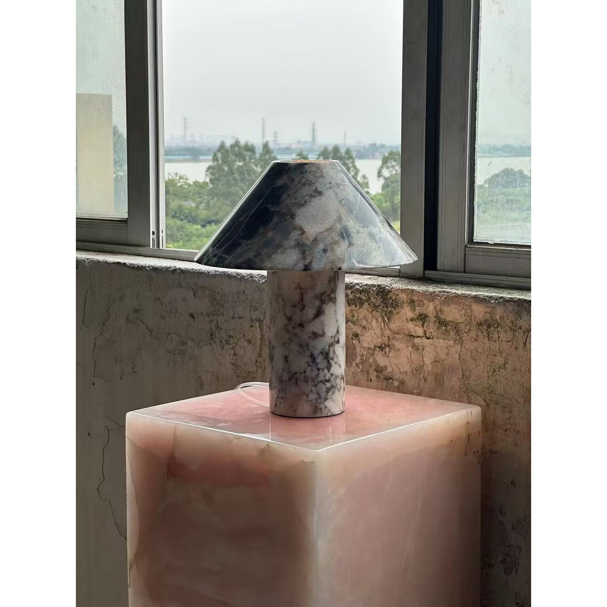 Pillar Stone Table Lamp - view 13