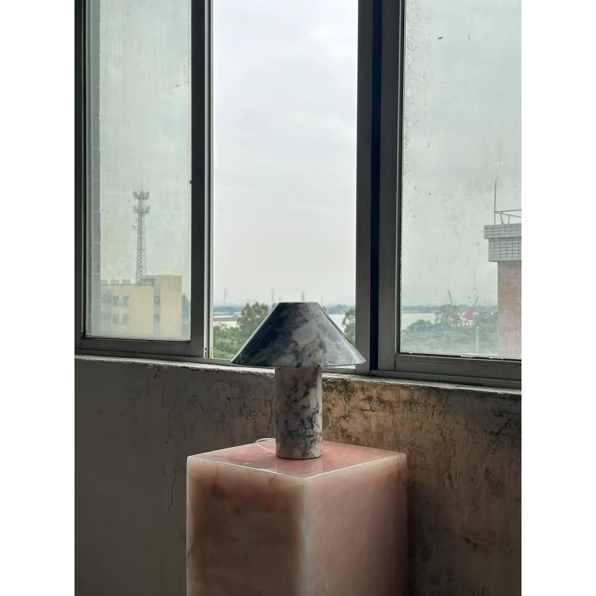 Pillar Stone Table Lamp - view 15