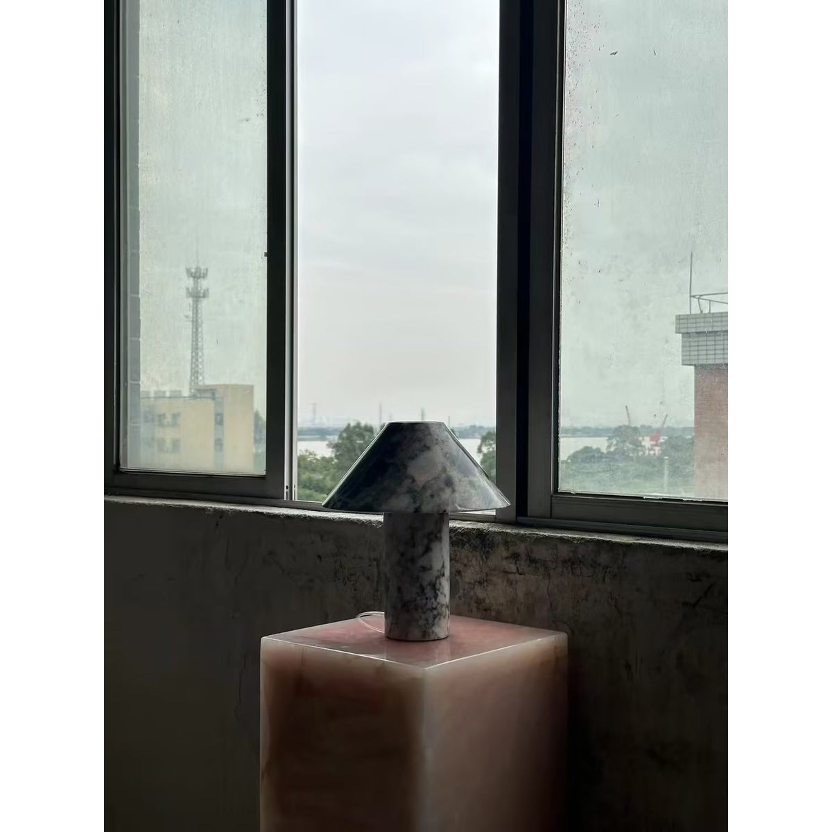 Pillar Stone Table Lamp - view 14