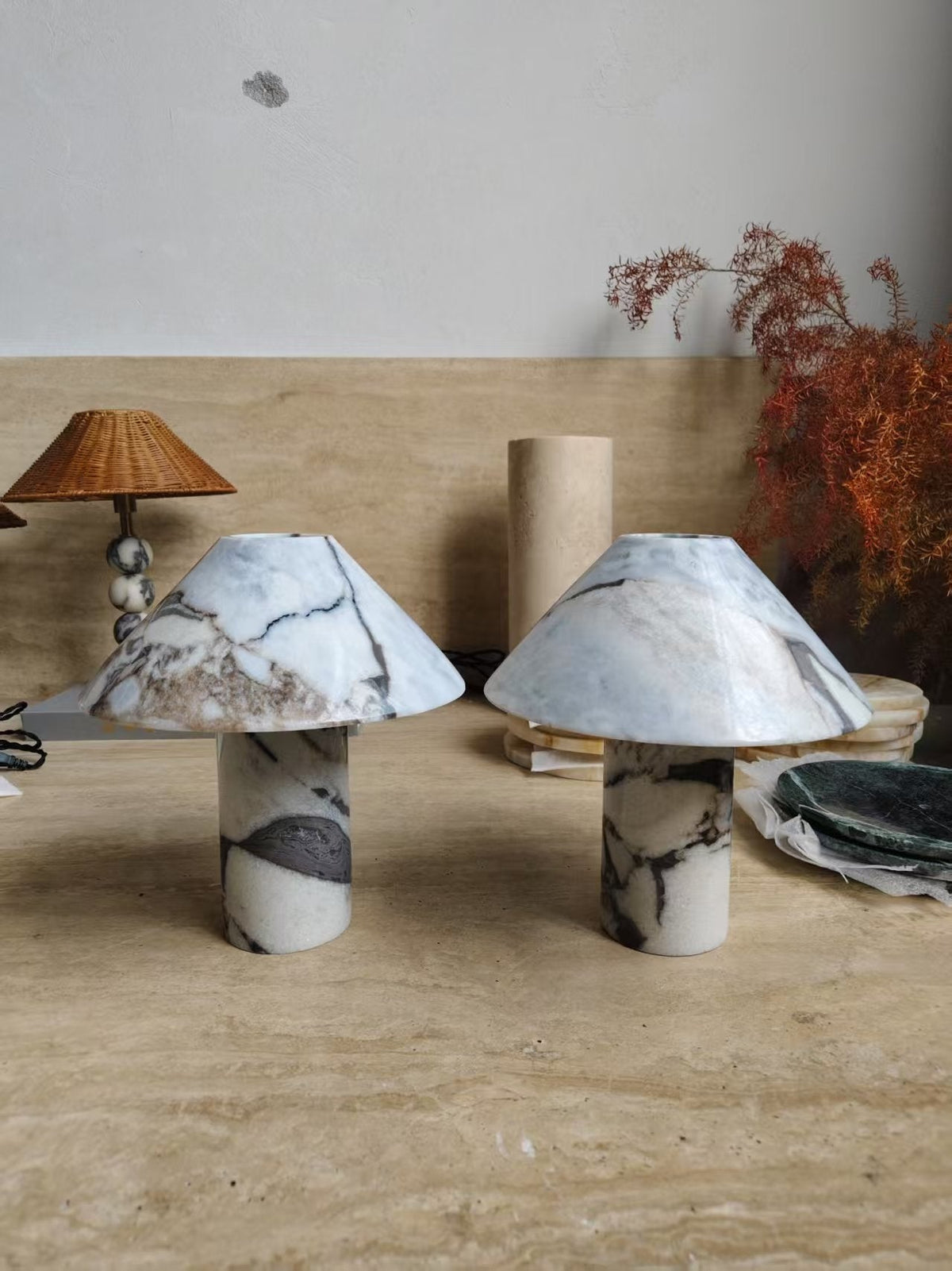 Pillar Stone Table Lamp - view 31