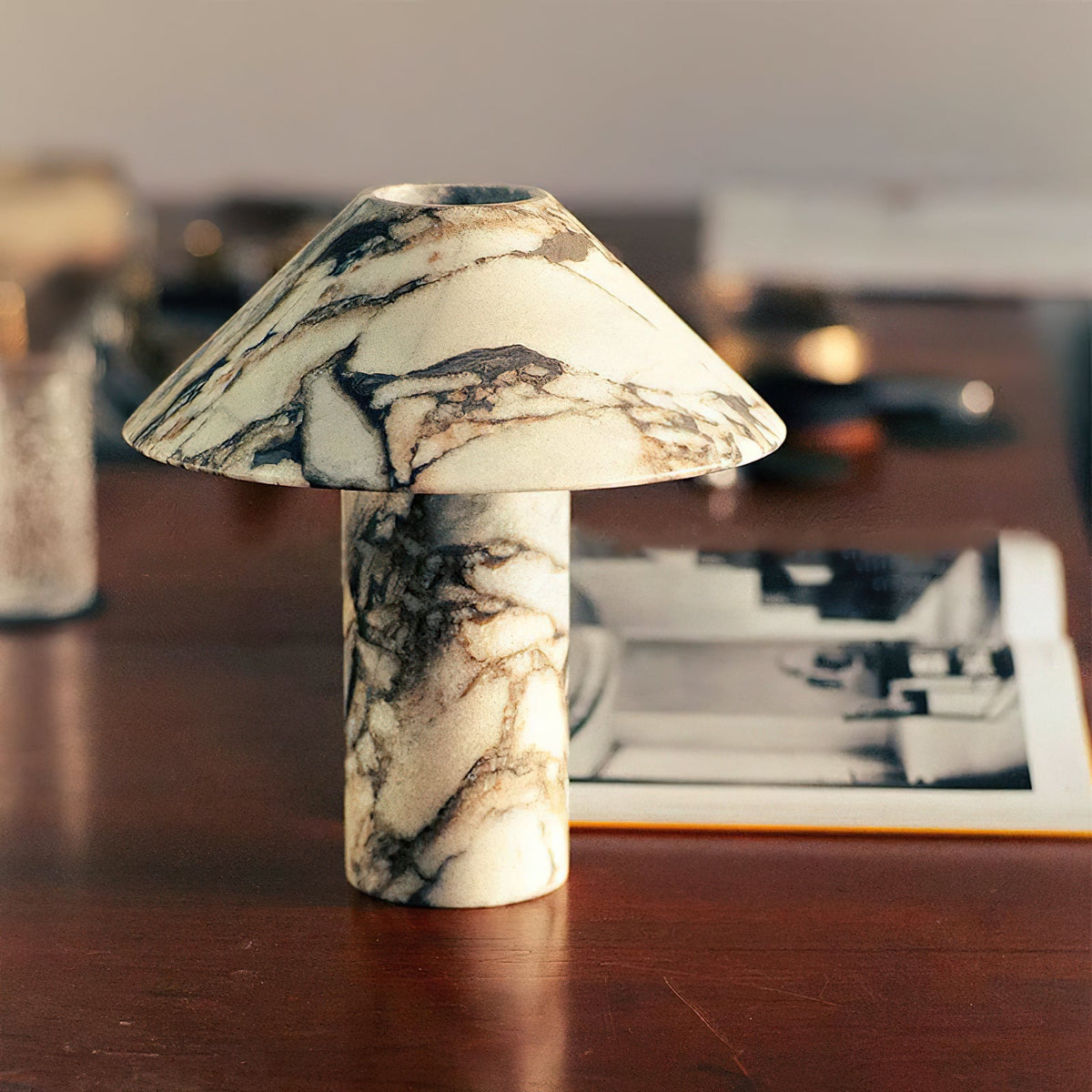 Pillar Stone Table Lamp - view 7