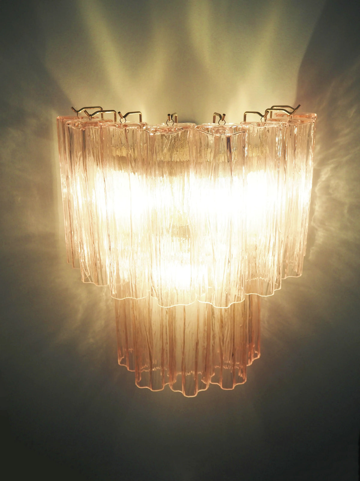 Pink Murano Glass Wall Sconces - view 8
