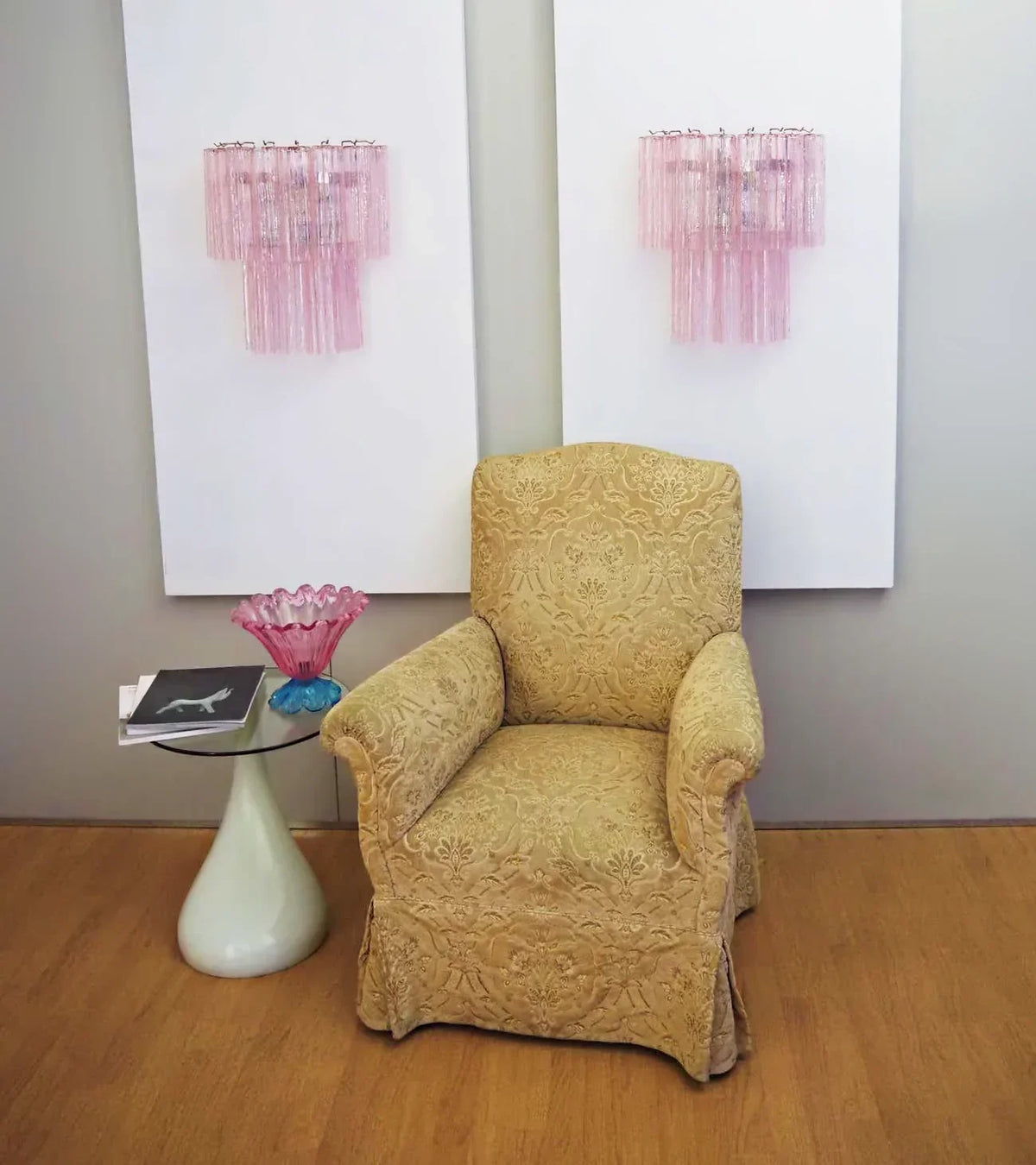 Pink Murano Glass Wall Sconces - view 4