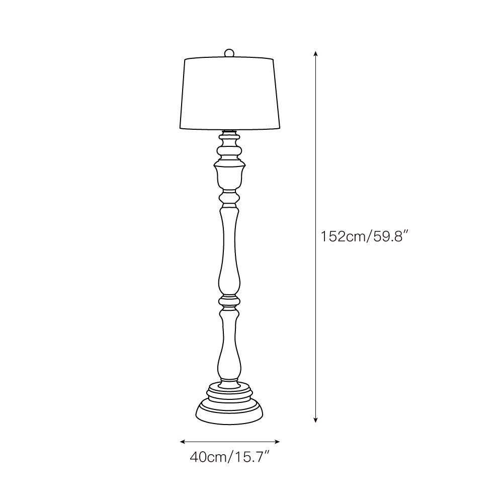 Pitch Traditional Floor Lamp - view 3