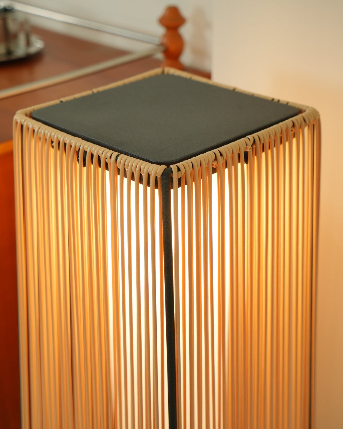 Plastic Rattan Outdoor Post Light - view 65