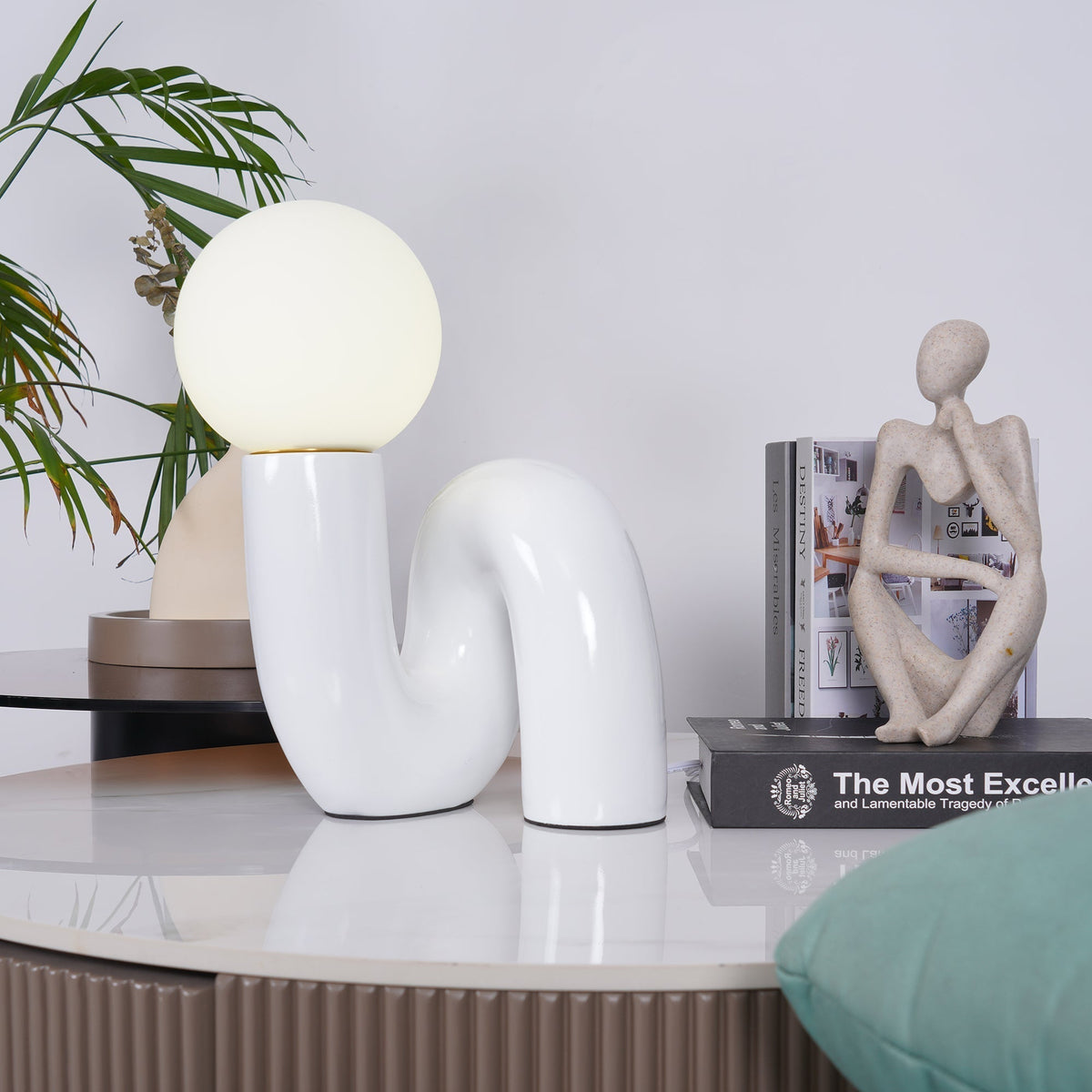Playful N Shape Table Lamp - view 3