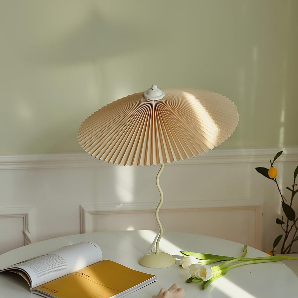 Pleated Hat Table Lamp - view 4