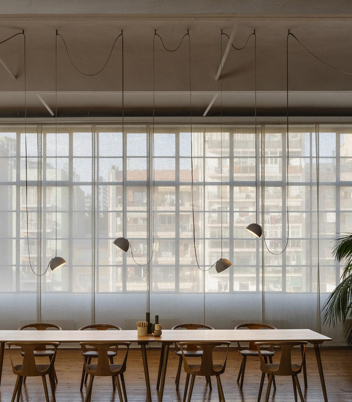 Belts Combination Canvas Pendant Light - view 19