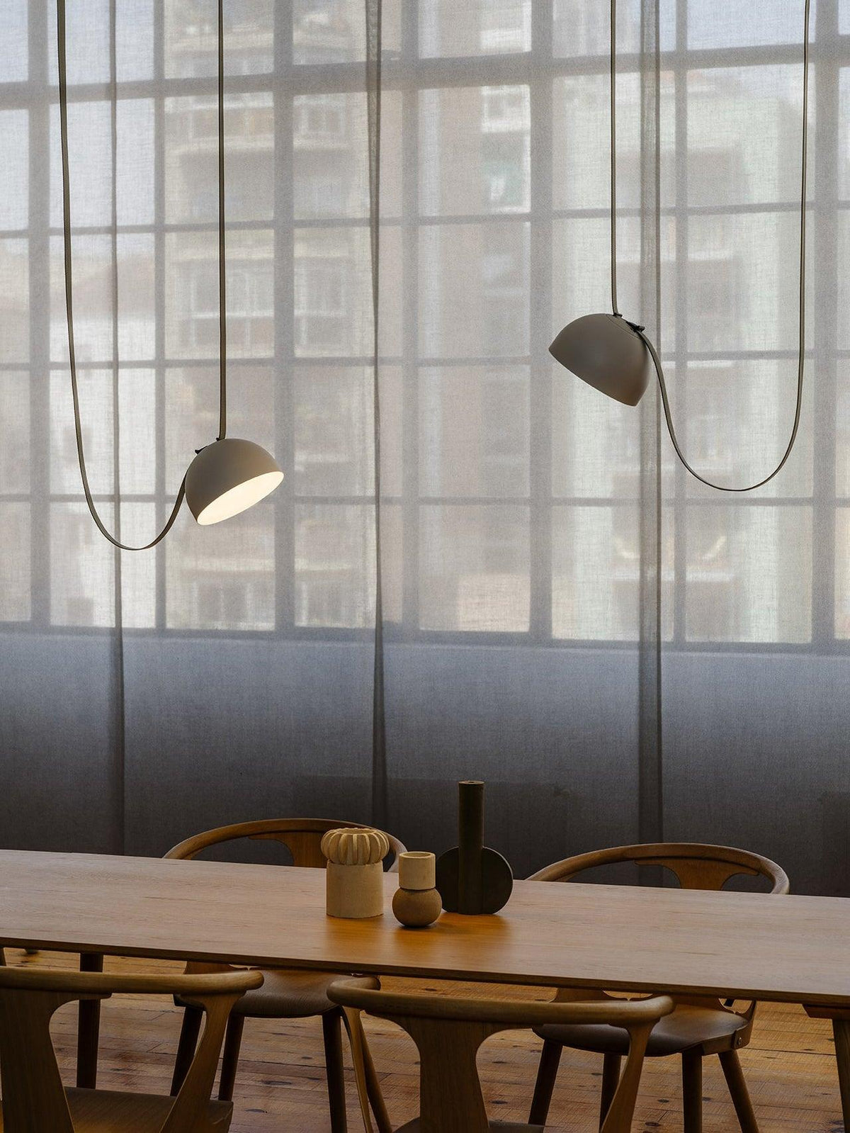 Belts Combination Canvas Pendant Light - view 21