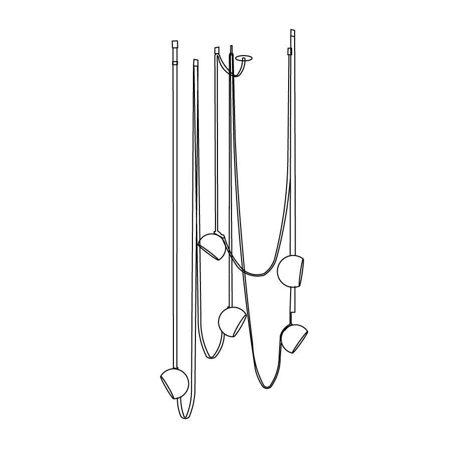 Belts Combination Leather Pendant Light - view 11