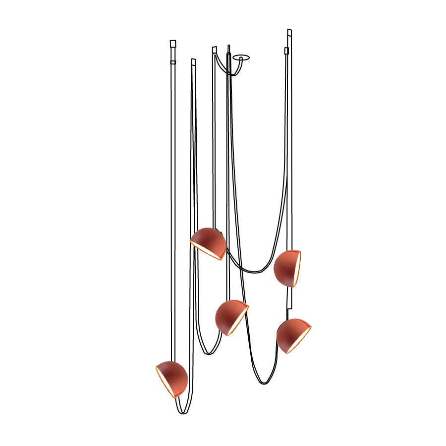 Belts Combination Leather Pendant Light - view 15