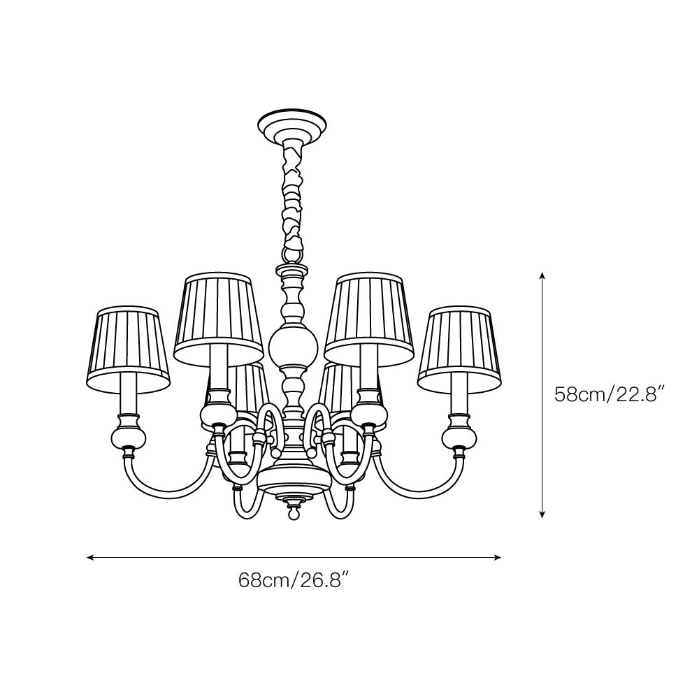 Plymouth Chandelier - view 3