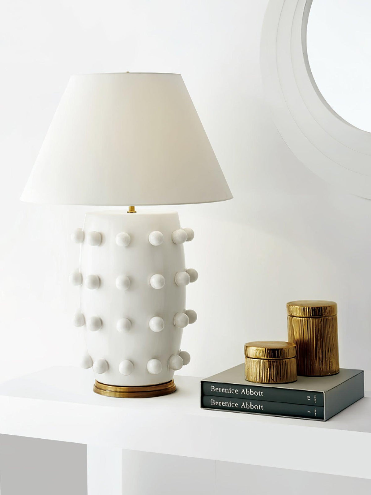 Polka Dot Porcelain Table Lamp - view 8