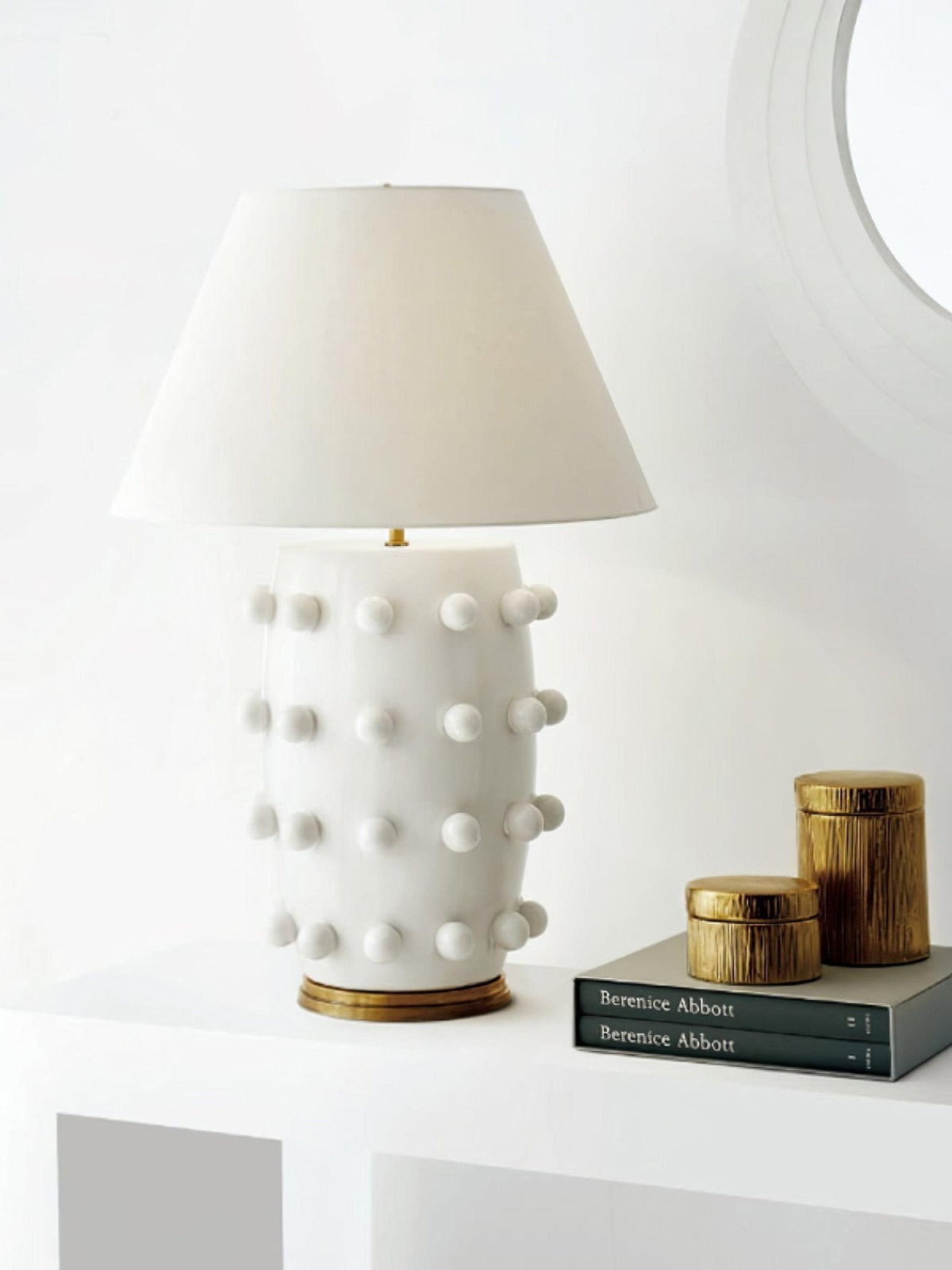Polka Dot Porcelain Table Lamp - view 3