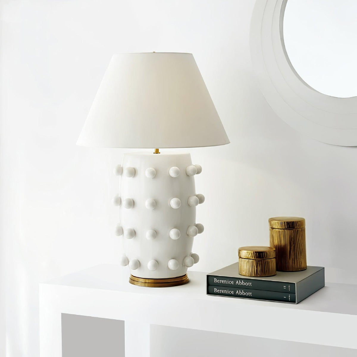 Polka Dot Porcelain Table Lamp - view 12