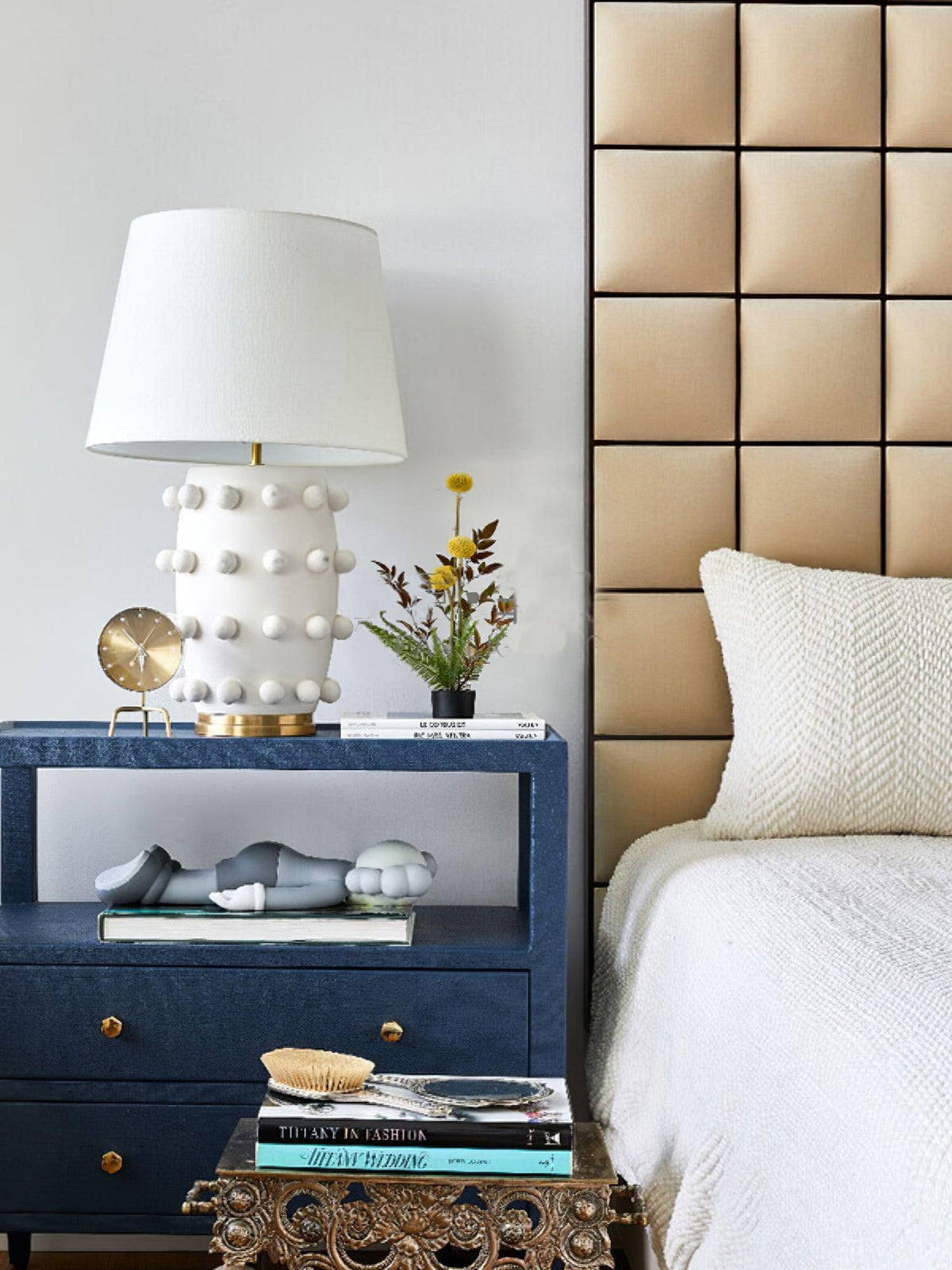 Polka Dot Porcelain Table Lamp - view 5