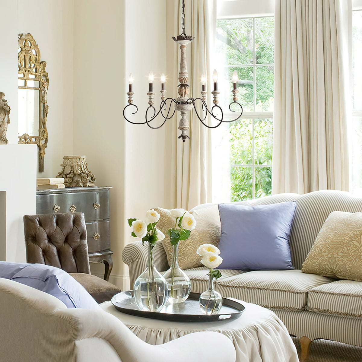 Poppe Wooden Chandelier - view 3