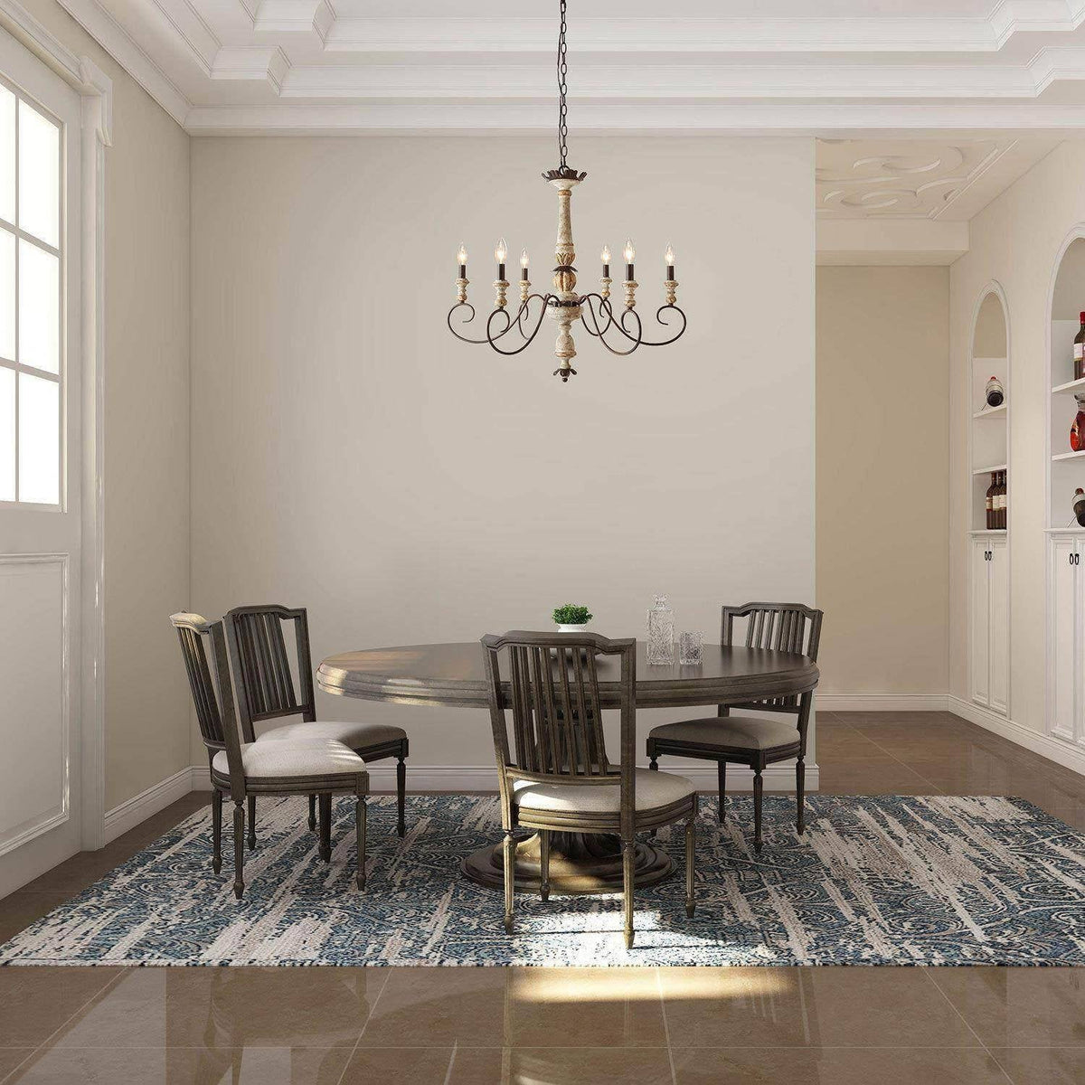 Poppe Wooden Chandelier - view 4