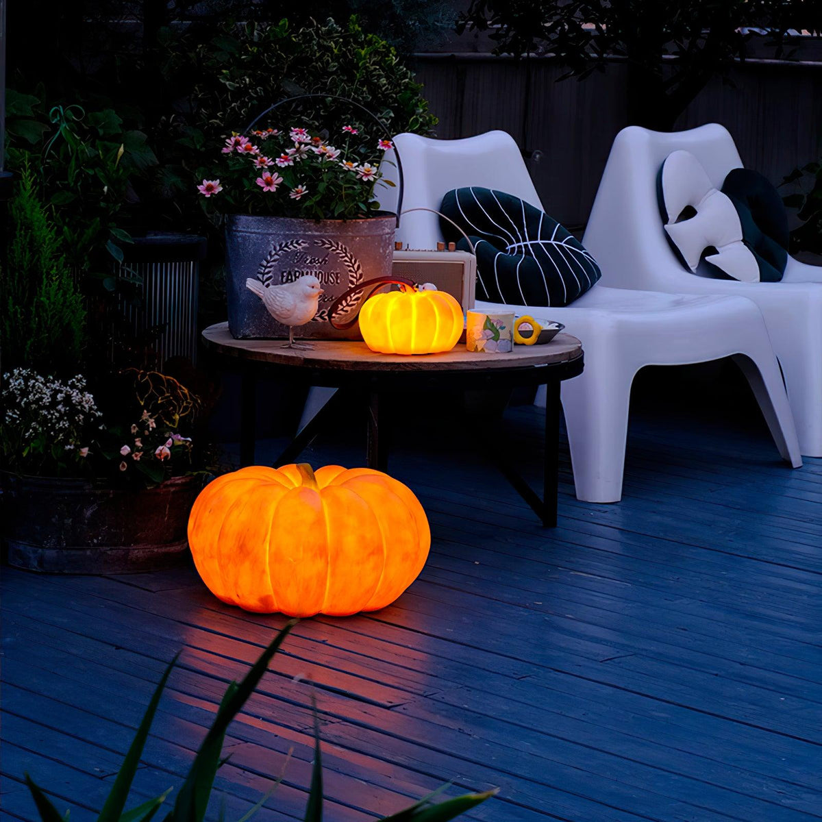 Portable Pumpkin Built-in Battery Table Lamp - view 10