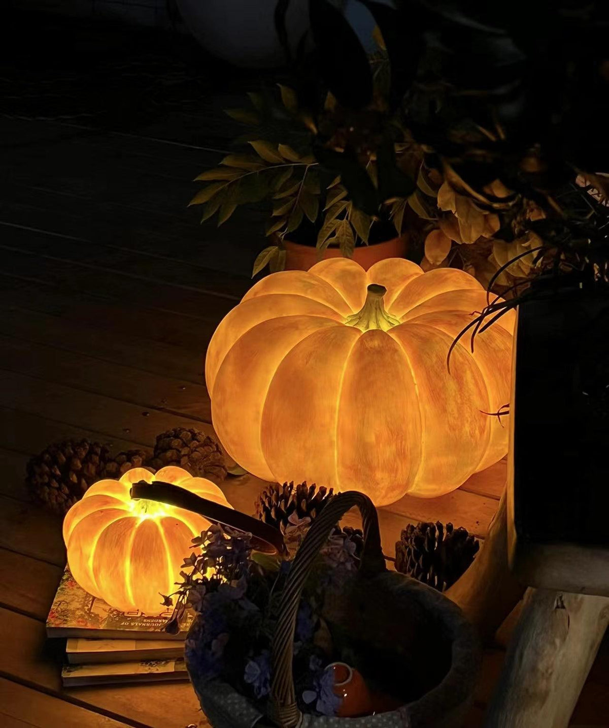 Portable Pumpkin Built-in Battery Table Lamp - view 11