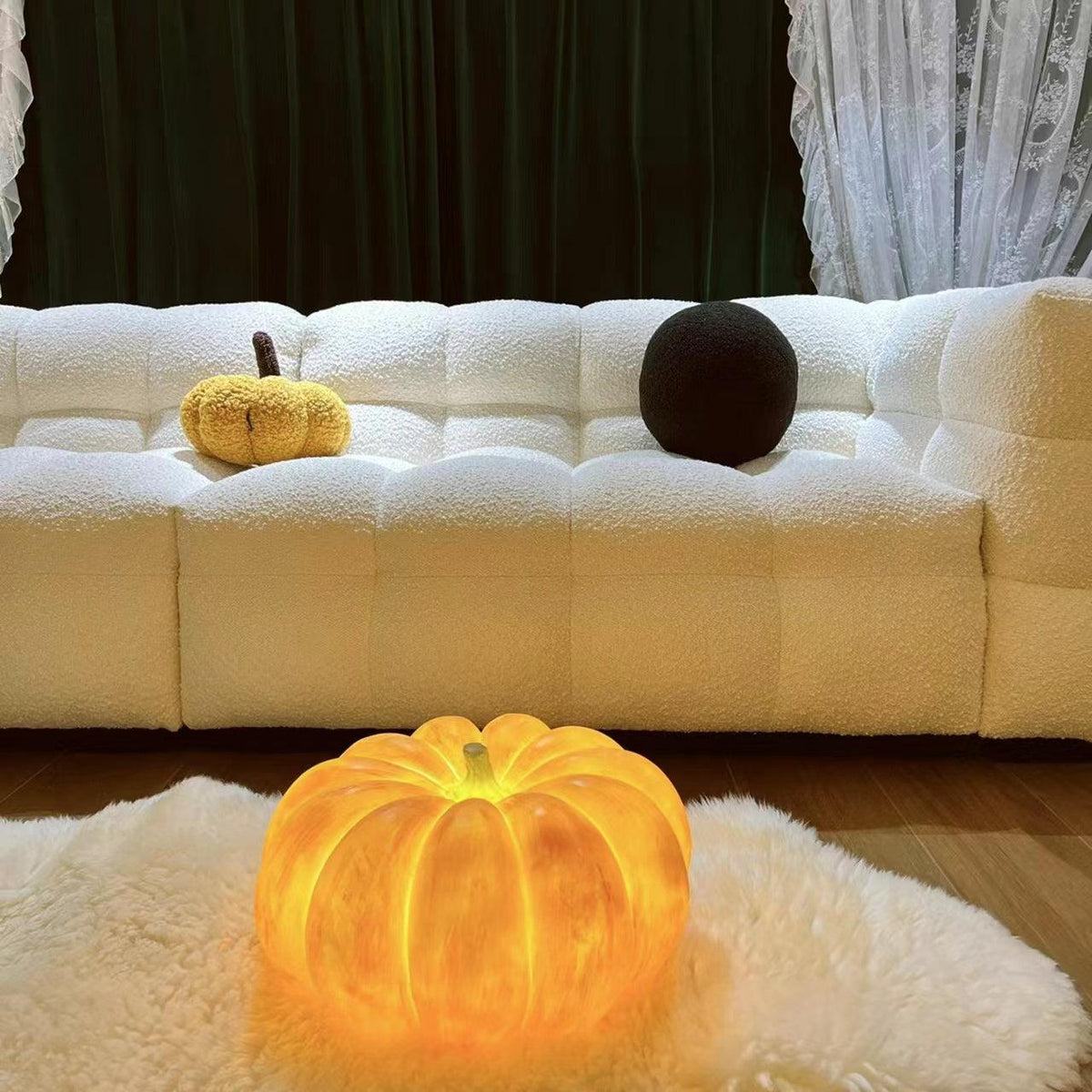 Portable Pumpkin Built-in Battery Table Lamp - view 12